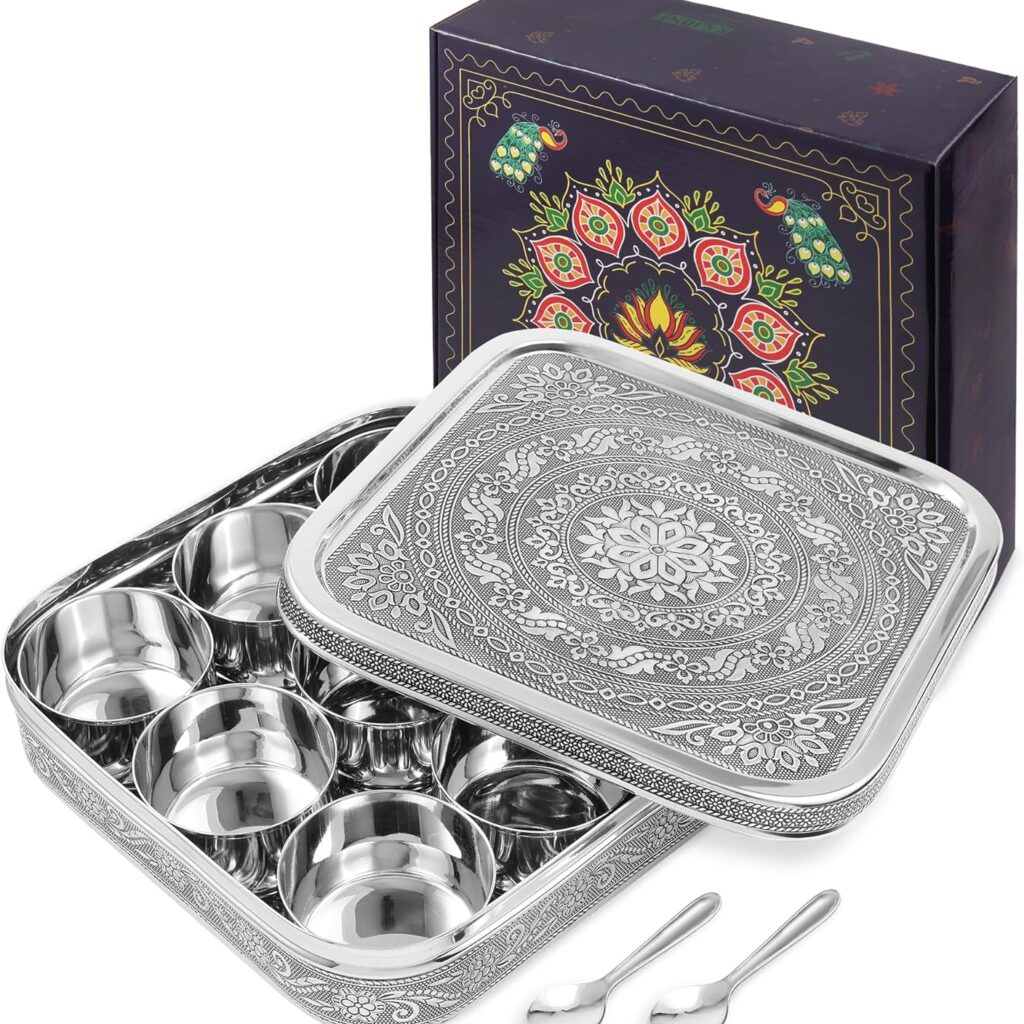 Large Spice Tin with 9 Compartments