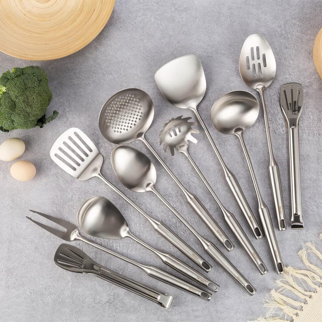 Stainless Steel Kitchen Utensils Set – 11PCS - Image 3