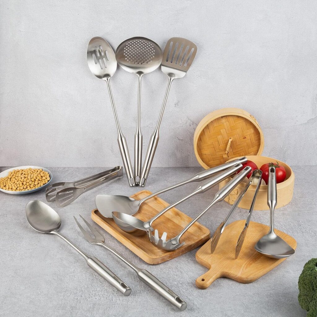 Stainless Steel Kitchen Utensils Set – 11PCS - Image 2